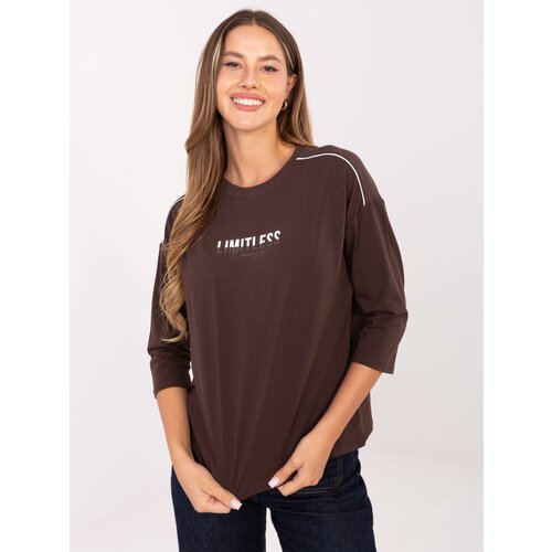 RELEVANCE Blouse-RV-BZ-A826.89-dark brown Slike
