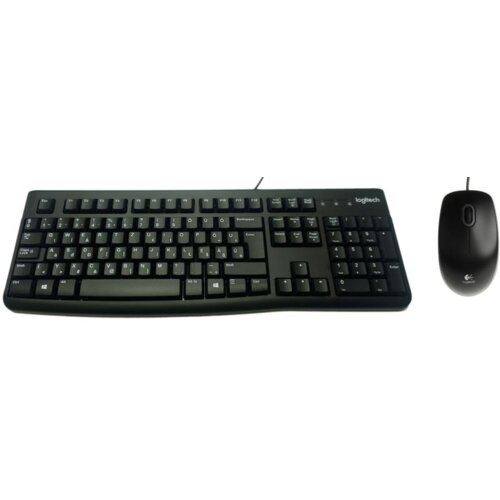 Logitech Desktop MK120 tipkovnica Mi&amp;scaron; priložen USB QWERTZ Mađarski Crno Slike