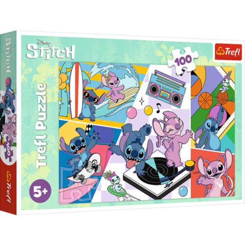 Trefl Trefl: Lilo&Stitch, Zabava s puzzli - 100 kosov Cene