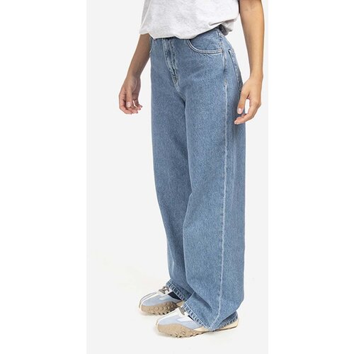 Carhartt WIP Jane Kavbojke heavy stone wash blue Slike