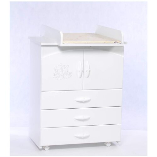 Bambino Komoda za bebe Teddy Fix, Bela Cene