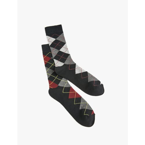 Koton 2-Piece Socks Set Geometric Patterned Slike