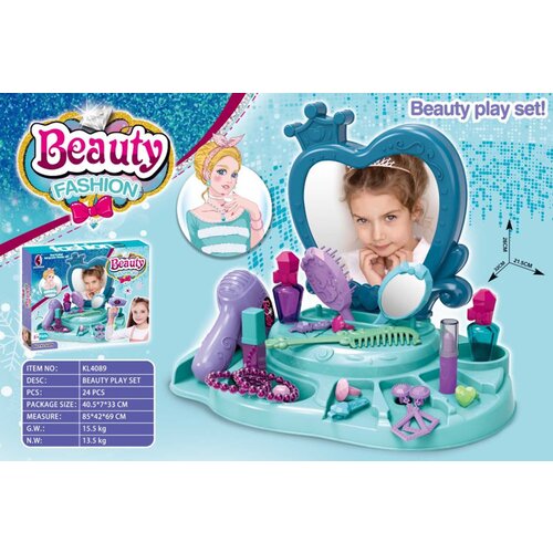  Modni toaletni stolić + dodaci -plavi Cijene