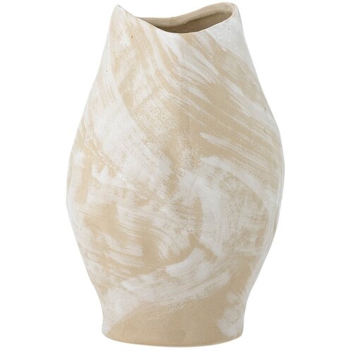 Bloomingville Bež lončena vaza (višina 31 cm) Obsa – Cene