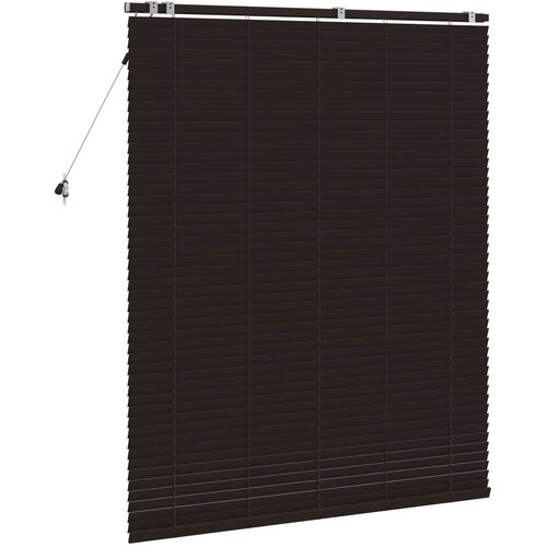  Venecijanska roleta Tamno smeđa 125 x 160 cm 35 mm Slike