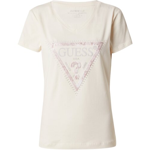 Guess Majica boja pijeska / siva / roza / srebro Cijene