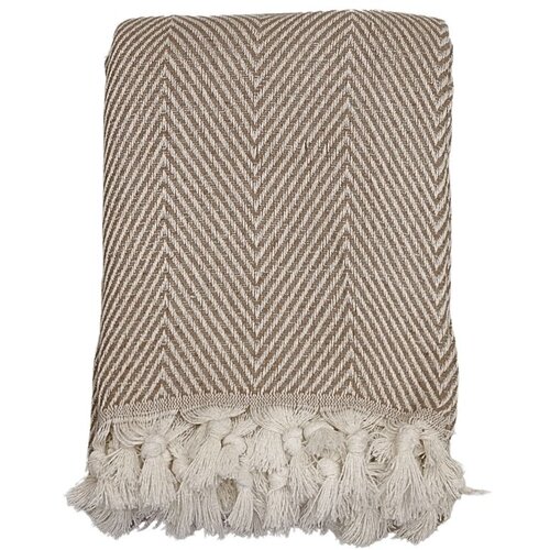 Dekordom prekrivač SUMMER BLANKET 200x230 - Brown Cene