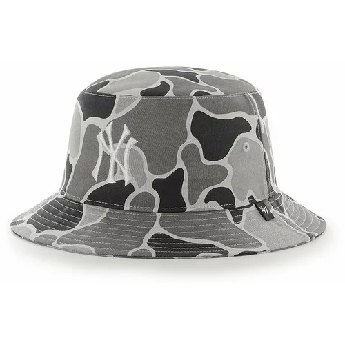 47 Brand Pamučni šešir Mlb New York Yankees boja: siva, pamučni