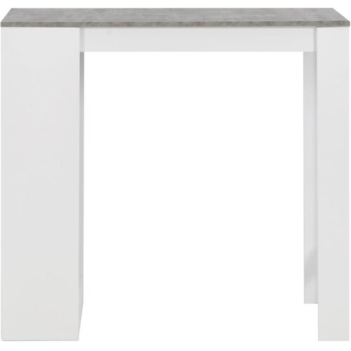  Barski stol s policom bijeli 110 x 50 x 103 cm Slike