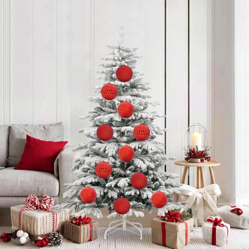  Set Božićnih Ukrasnih Kuglica 9 pcs Crvena Cene