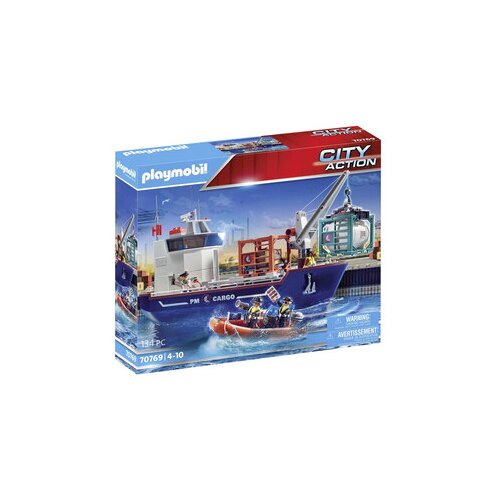 Playmobil City Action Kargo brod i čamac Cene