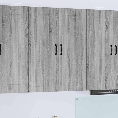vidaXL Stenska kuhinjska omarica s polico Siva Sonoma 80 x 31 x 100 cm Cene