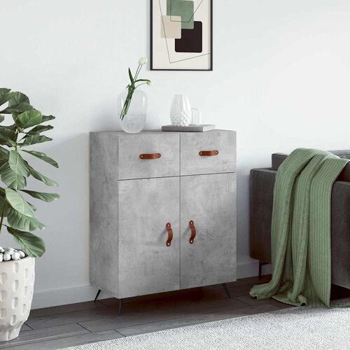  Komoda siva boja betona 69,5x34x90 cm od konstruiranog drva Cijene