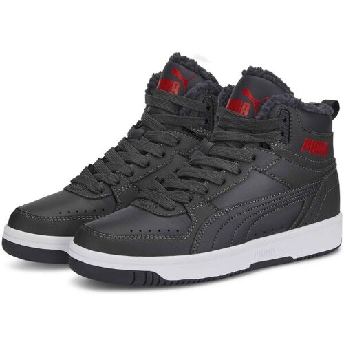 Puma REBOUND JOY FUR JR Dječje izolirane tenisice, tamno siva, veličina 38 Slike