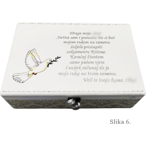  Unikatne kutije za sv. Krizmu &ndash; Posebna uspomena od kume i kuma! - 6. 20x30x10cm - 18033 Cijene