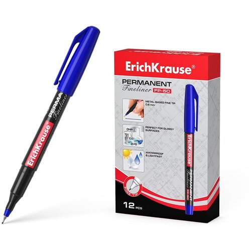 Erich Krause Permanentni marker FP-50, moder, (21221257) Cene