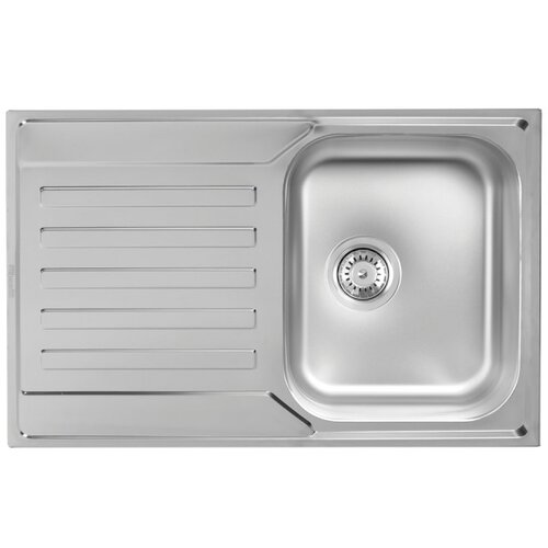 Metalac SUDOPER INOX STANDARDNI JEDNODJELNI UNIV. FI90 SA SIFONOM NERA PRAKTIK 790X500 Slike