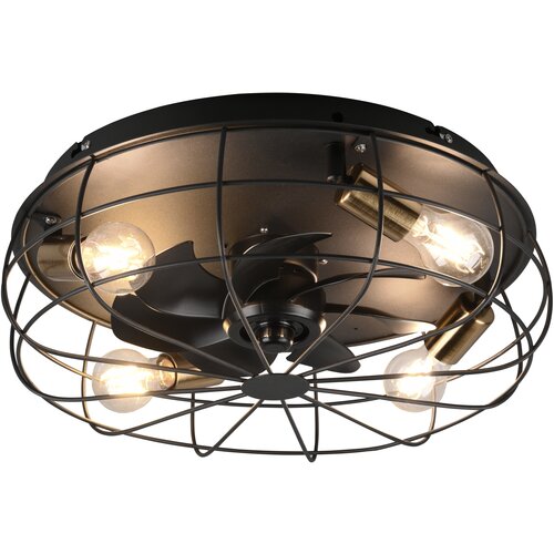  Stropni ventilator Trondheim (&amp;Oslash; 48,5 cm, 40 W, črn) Slike