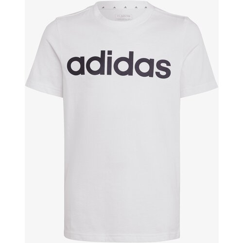 Adidas Dječja pamučna majica kratkih rukava U LIN boja: bijela, s tiskom Slike