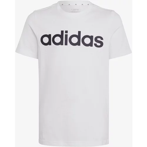Adidas Otroška bombažna kratka majica U LIN bela barva