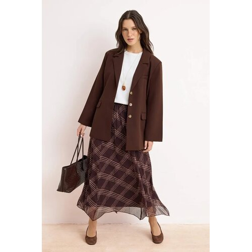 Trendyol Modest Ženska suknja Tctss26Ee00006, &amp;Scaron;arena Slike