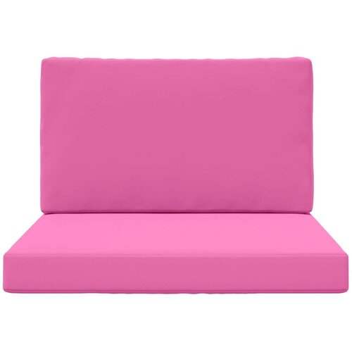  Jastuk za vanjsku sofU 2 pcs Ružičasta Poliester - Ružičasta 80 x 80 cm 1x sjedalo +1x naslon (3D bez bartaga) Slike