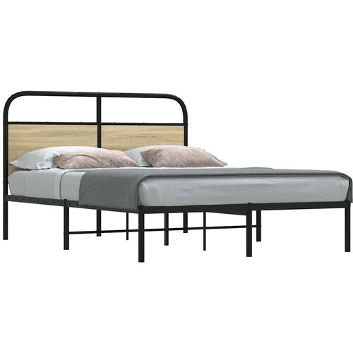 Furnova Posteljni okvir brez vzmetnice 120x200 cm sonoma hrast inž. les, (21934540) Slike