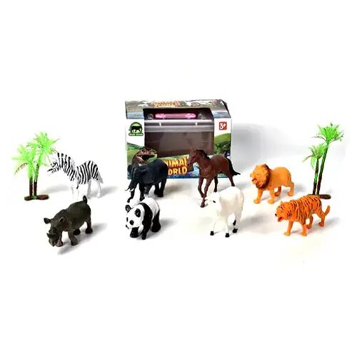 Magic Toys Afri&scaron;ke živali igralni set s palmami Cene