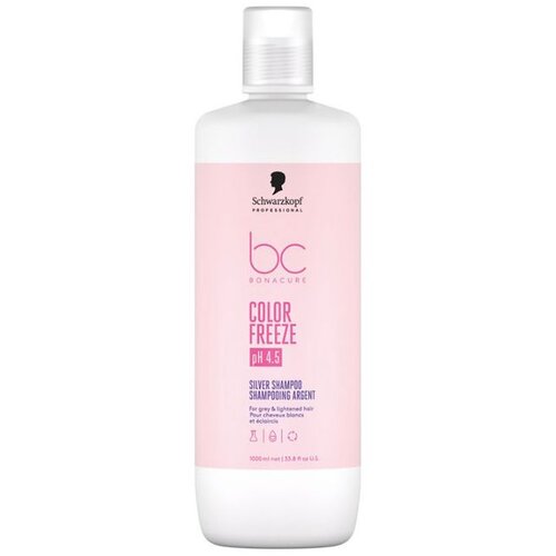 Schwarzkopf BC Bonacure Color Freeze pH 4.5 Silver Shampoo nevtralizirajoči &amp;scaron;ampon za sive in posvetljene lase 1000 ml za ženske Slike