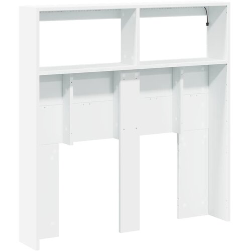  za uzglavlje s LED svjetlima bijeli 100 x 17 x 102 cm Slike