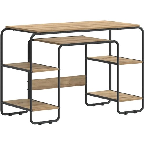  Stol s pohranom Hrast artisan 113 5 x 52 x 75 5 cm - Hrast artisan Slike