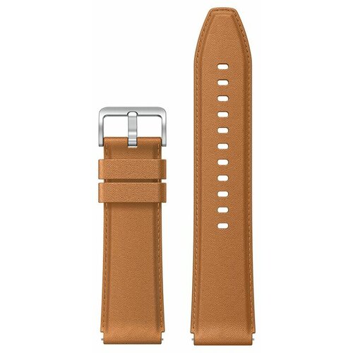 Xiaomi mi watch S1 strap (leather) brown JJXG2ME Slike