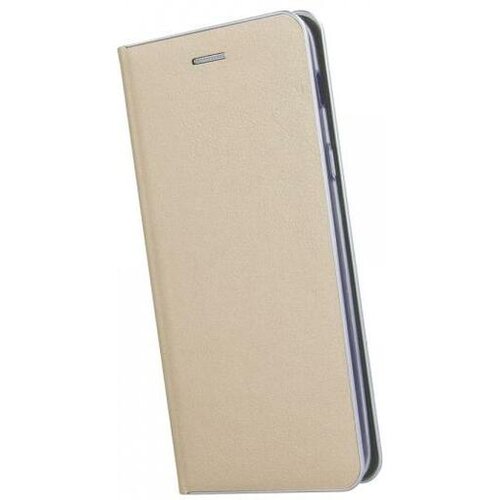  Premium preklopna torbica Huawei P30 - zlata s srebrnim robom Slike