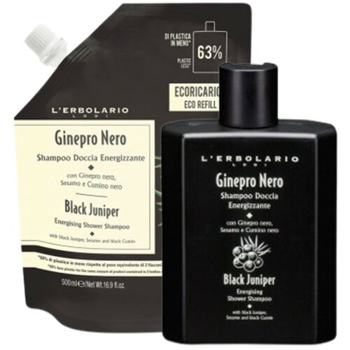L'Erbolario lerbolario šampon za tuširanje ginepro nero + eco refiller 500ml Cene