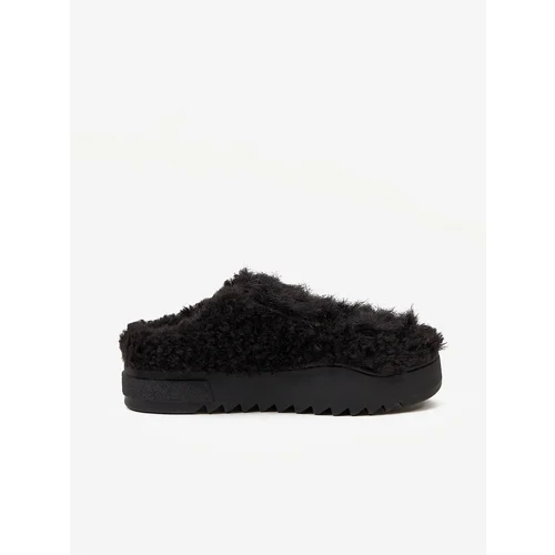 Diesel Black Women's Slippers Made of Artificial Fur Shika - Women