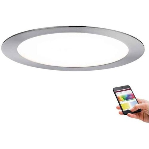  smarthome led rgbw vgradna plošča iz brušenega železa okrogla IP44 Cene