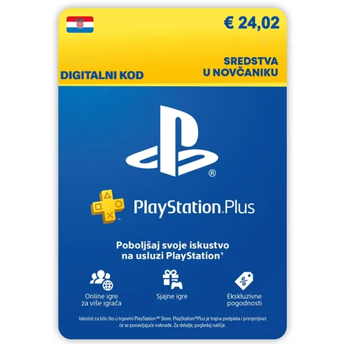  Playstation Network Hrvatska - 24,02€ (181 Kn)