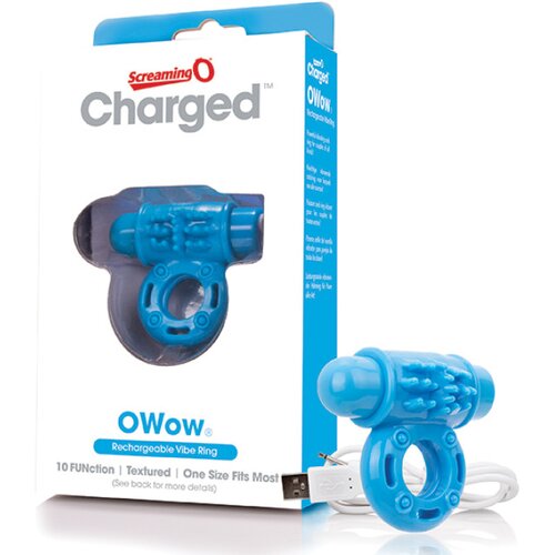 The Screaming O - Charged OWow Vibe Ring Blue Slike