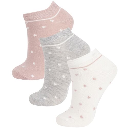 Defacto Women's 3-Pack Cotton Ankle Socks Slike