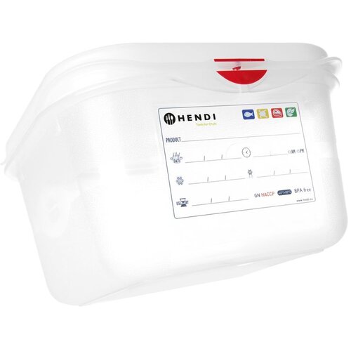 Hendi spremnik gn 1/6 polipropilen, gn 1/6, 1,7L, providno, 176x162x(H)100mm Cene