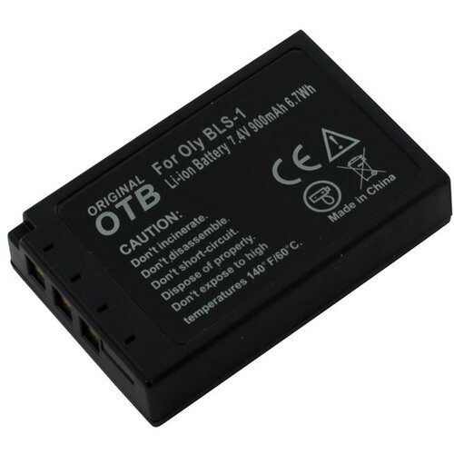 OTB Baterija PS-BLS1 za Olympus D-SLR E-400 / E-600 / Pen E-P1, 900 mAh Slike