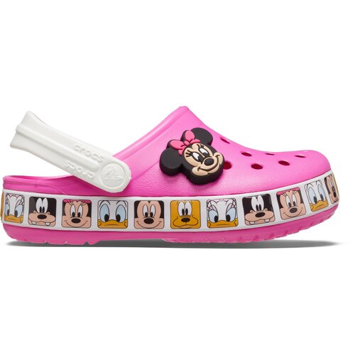 Crocs FL MINNIE MOUSE BAND CLOG T, dečije papuče, pink 207720 Slike
