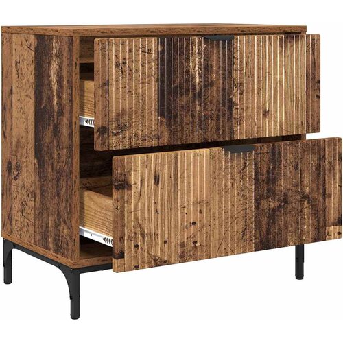  Noćni ormarić Staro drvo 63.5 x 36 x 61 cm Konstruirano drvo Slike