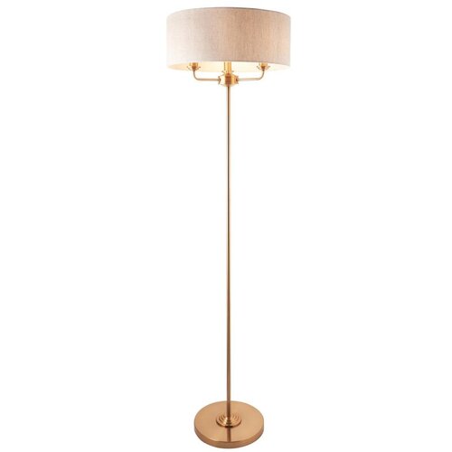  endon 110724 - podna lampa highclere 1xE14/40W/230V bež/mesing Cene