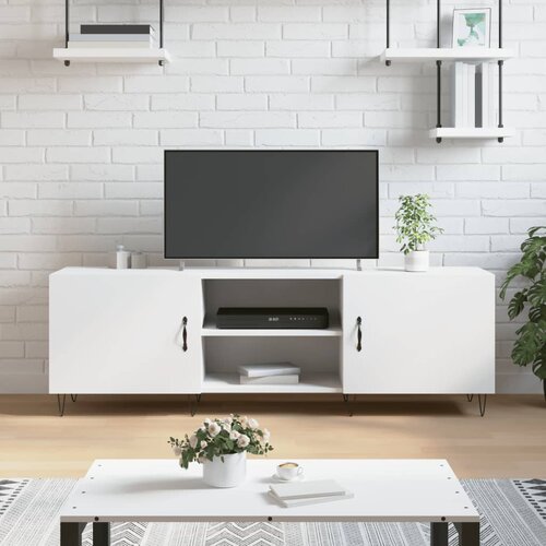 VidaXL TV ormarić bijeli 150 x 30 x 50 cm od konstruiranog drva Slike