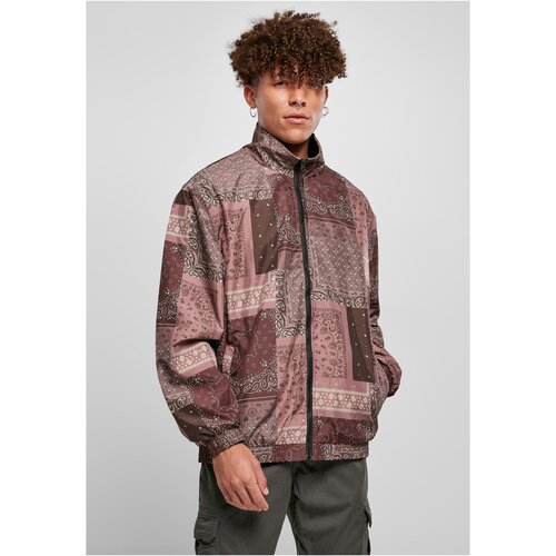 Urban Classics Plus Size 90 ́s Track Jacket bandana aop Slike