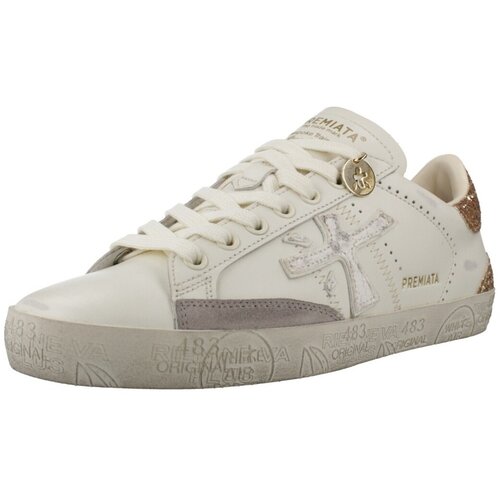 Premiata Nizke superge Sport Zapatillas Mujer Mod&egrave;le Stevend 8059 Bež Cene