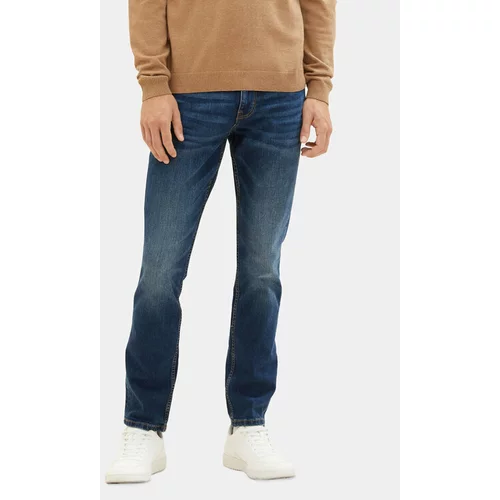 Tom Tailor Jeans hlače 1007860 Mornarsko modra Slim Fit