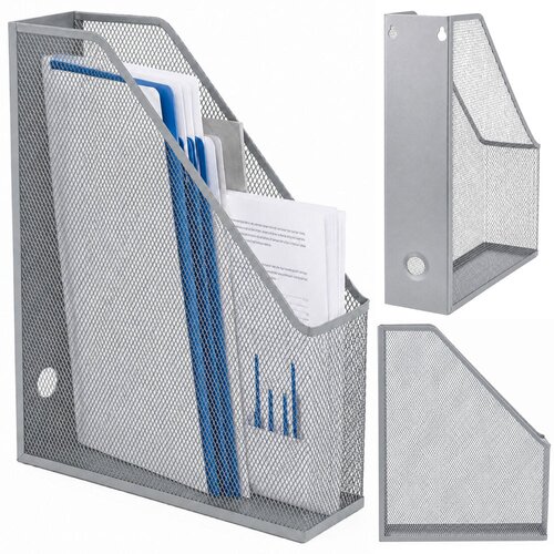  Metal Office Organizer Stand for Documents and Folders, Vertical, Silver, A4 Cijene