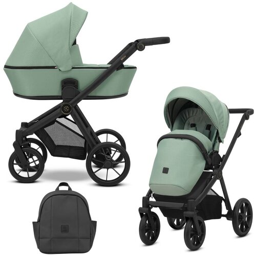 KUNERT SANKE brav kolica za bebe set 2U1 crni ram dezen 5 Cene